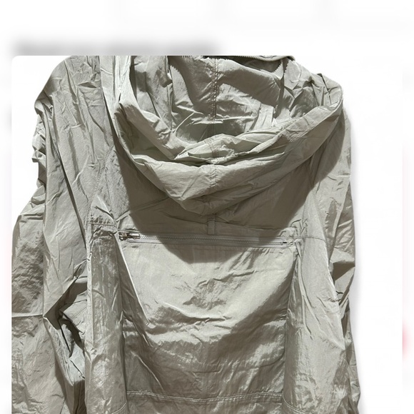 EASEL  Parachute Women's Lt Gray Windbreaker Bomber Jacket Size M - Picture 5 of 5